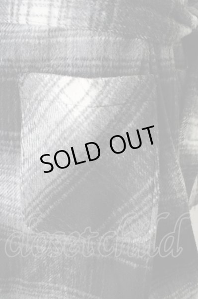 画像3: million dollar orchestra コート.PLAID GOWN /ブラック/2 T-22-02-25-008-MI-ja-KN-ZT-M102 (3)