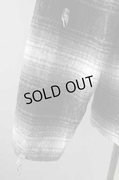 画像6: million dollar orchestra コート.PLAID GOWN /ブラック/2 T-22-02-25-008-MI-ja-KN-ZT-M102 (6)