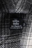 画像8: 【SALE】million dollar orchestra コート.PLAID GOWN /ブラック/2 T-22-02-25-008-MI-ja-KN-ZT-M102