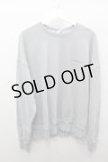 【SALE】MASSNOUN カットソー.スウェットプルオーバー /グレー/L O-22-03-10-104-JU-to-YM-ZT255