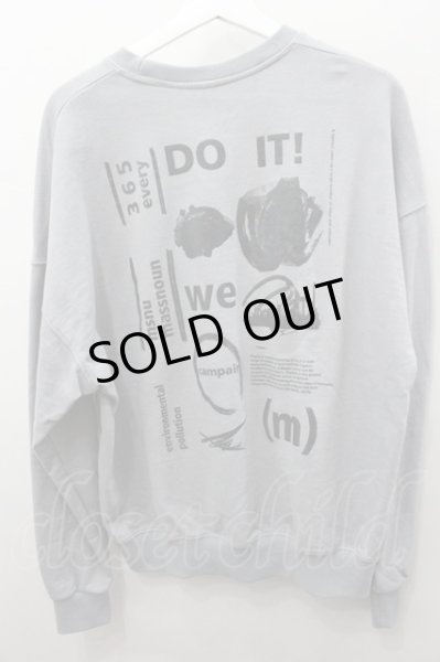 画像3: MASSNOUN カットソー.スウェットプルオーバー /グレー/L O-22-03-10-104-JU-to-YM-ZT255 (3)