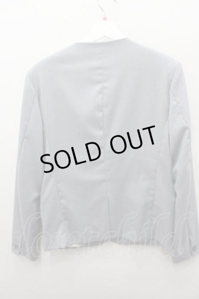 画像3: rovtski ジャケット.ノーカラーテーラード /グレー/M O-22-03-10-107-ro-ja-YM-ZT138 (3)