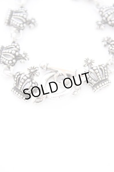 画像3: 【新品アウトレット】 【50%OFF】クラウンブレスレット /シルバー/F 22-03-31-015l-1-ac-SI-m-NA-ZT-B501 (3)