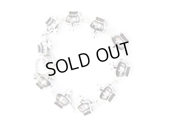 画像4: 【新品アウトレット】 【50%OFF】クラウンブレスレット /シルバー/F 22-03-31-015l-1-ac-SI-m-NA-ZT-B501 (4)