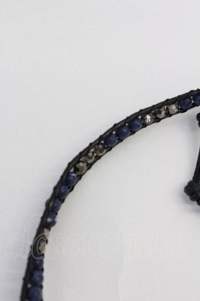 画像4: 【新品アウトレット】 【50%OFF】セレクトウェア2連ミックスラップブレス /ブラック×パープル/表記なし 22-04-09-010l-1-ac-0-0-NA-ZT-B501 (4)