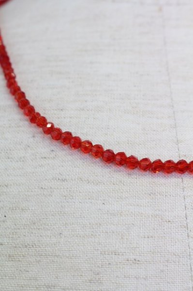 画像2: 【新品アウトレット】 【50%OFF】セレクトウェアクリアスピネルネックレス /レッド/表記なし 22-04-09-014l-1-ac-0-0-NA-ZT-B501 (2)