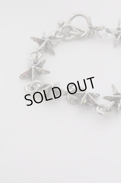 画像2: 【新品アウトレット】 【50%OFF】スターブレスレット /シルバー/- T-22-04-12-006l-1-ac-SI-m-NA-ZT-B500 (2)