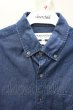 画像2: VANQUISH シャツ.60s double ply yarn denim /ブルー/S O-22-04-12-036-VA-ou-YM-ZT265 (2)