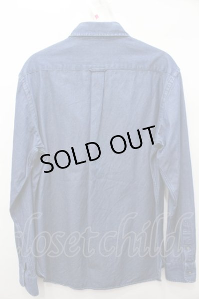 画像4: VANQUISH シャツ.60s double ply yarn denim /ブルー/S O-22-04-12-036-VA-ou-YM-ZT265 (4)