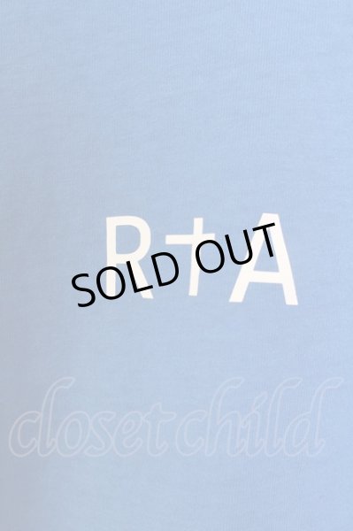 画像3: RtA カットソー.ロゴプリントスリーブ /ブルー/XS T-22-04-23-009-AT-to-NA-ZT262 (3)