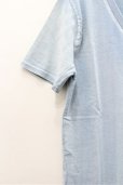 画像3: 【SALE】Roshell Tシャツ.胸ポケットインディゴ /ブリーチ/M O-22-04-26-026-Ro-ts-YM-ZT265