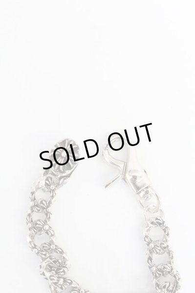 画像2: 【新品アウトレット】 【50%OFF】クロスチェーン連結ブレス /シルバー/表記なし 22-05-07-008l-1-ac-SI-m-NA-ZT-B501 (2)