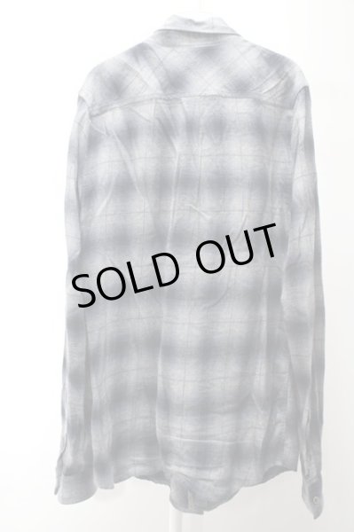 画像2: GOSTAR DE FUGA シャツ.長袖チェック /グレー/46 S-22-05-14-1016-GO-sh-KN-ZT305 (2)