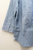 画像6: 【SALE】THE TWELVE シャツ.ボタンフライボタンダウン六分袖 【現在買取対象外】 /サックス/46 O-22-05-14-054-TH-sh-YM-ZT267