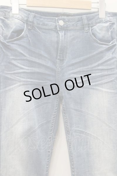 画像2: JURY BLACK パンツ.加工スキニーデニム /インディゴ/L O-22-05-16-075-JU-pa-YM-ZT327 (2)