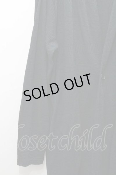 画像3: Wrouge カーディガン.ジャガード織りロング /ブラック/L O-22-05-16-009-Wr-to-YM-ZT333 (3)