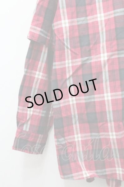 画像3: VANQUISH シャツ.ドッキングBIG /レッド/ O-22-05-22-021-VA-sh-YM-ZT265 (3)