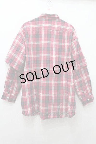 画像4: VANQUISH シャツ.ドッキングBIG /レッド/ O-22-05-22-021-VA-sh-YM-ZT265 (4)