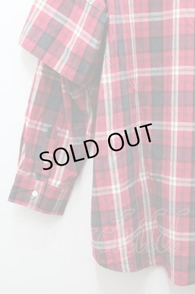 画像6: VANQUISH シャツ.ドッキングBIG /レッド/ O-22-05-22-021-VA-sh-YM-ZT265 (6)