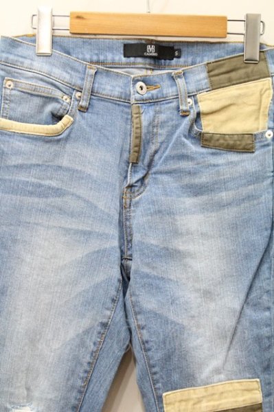 画像2: CAMBIO パンツ.パッチスキニー /ライントインディゴ/S O-22-05-22-042-CA-pa-YM-ZT325 (2)