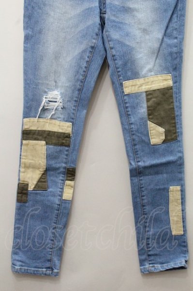 画像3: CAMBIO パンツ.パッチスキニー /ライントインディゴ/S O-22-05-22-042-CA-pa-YM-ZT325 (3)