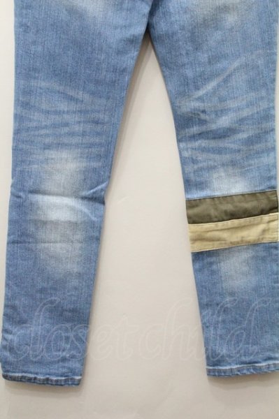 画像6: CAMBIO パンツ.パッチスキニー /ライントインディゴ/S O-22-05-22-042-CA-pa-YM-ZT325 (6)