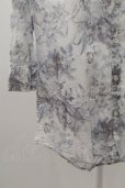 画像3: 【SALE】GOSTAR DE FUGA シャツ.七分袖花柄 /ホワイト/46 O-22-05-26-012-GO-sh-YM-ZT386