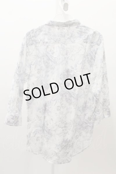 画像6: GOSTAR DE FUGA シャツ.七分袖花柄 /ホワイト/46 O-22-05-26-012-GO-sh-YM-ZT386 (6)