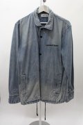 【WINTERセール】LILWHITE(dot) ジャケット.HOWLING- DENIM JKT /インディゴ/XL O-22-05-30-012-LI-to-YM-ZT323