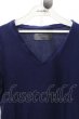 画像2: wjk Tシャツ.Vネック /ネイビー/S O-22-06-02-003-wj-ts-YM-ZT267 (2)