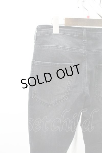 画像3: Roshell パンツ.クラッシュスキニーデニム /ブラック/S O-22-06-02-036-Ro-pa-YM-ZT320 (3)