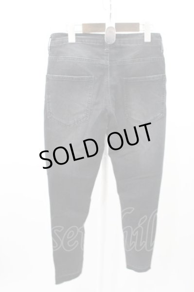 画像4: Roshell パンツ.クラッシュスキニーデニム /ブラック/S O-22-06-02-036-Ro-pa-YM-ZT320 (4)