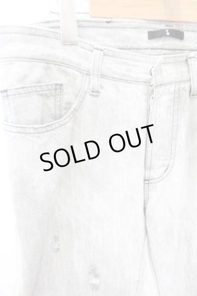 画像2: s'exprimer パンツ.クラッシュブリーチ /グレー/28 O-22-06-02-057-ET-ts-YM-ZT322 (2)