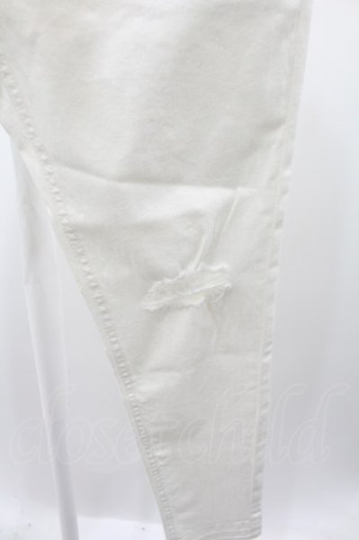 画像3: Roshell パンツ.スーパーストレッチクラッシュアンクル /ホワイト/M O-22-06-02-060-Ro-pa-YM-ZT322 (3)