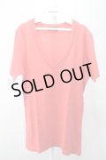 【セール】Roshell Ｔシャツ.Vネック /オレンジ/S S-22-06-05-1020-Ro-ts-KN-ZT215