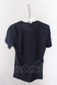 画像2: 【セール】Wrouge Tシャツ.ペイズリー柄 /ネイビー/S O-22-06-07-031-Wr-ts-YM-ZT321 (2)