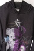 画像2: 【SALE】TRAVAS TOKYO パーカー.Angel & Devil bear Hoodie /ブラック/F O-22-06-07-055-TR-to-YM-ZT106 (2)