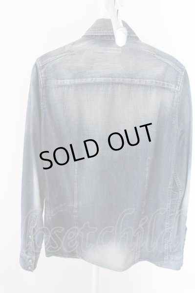 画像4: GOSTAR DE FUGA シャツ. Imitation デニムシャツ /インディゴ/44 O-22-06-07-068-GO-sh-YM-ZT382 (4)