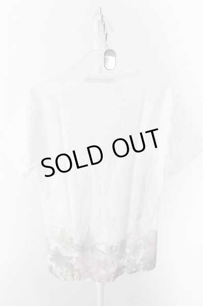 画像2: FUGA Tシャツ.MARCIALE グラデーションフラワー /ホワイト/44 O-22-06-07-077-FU-ts-YM-ZT369 (2)