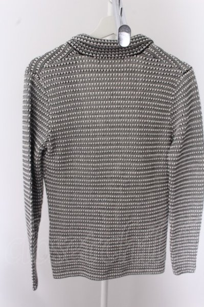 画像4: FUGA ジャケット.Corazon ニットテーラード /ブラックｘホワイト/44 O-22-06-07-079-FU-ja-YM-ZT182 (4)