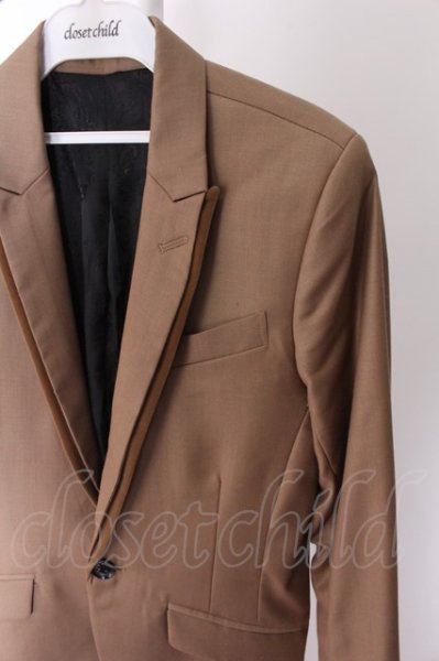 画像2: FUGA ジャケット.Elite べロア切り替えテーラード /ベージュ/44 O-22-06-07-080-FU-ja-YM-ZT152 (2)