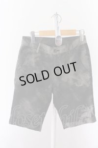 【SALE】Custom Culture パンツ.ムラ染めハーフ【現在買取対象外】 /ブラック/1 O-22-06-07-023-Cu-pa-YM-ZT356