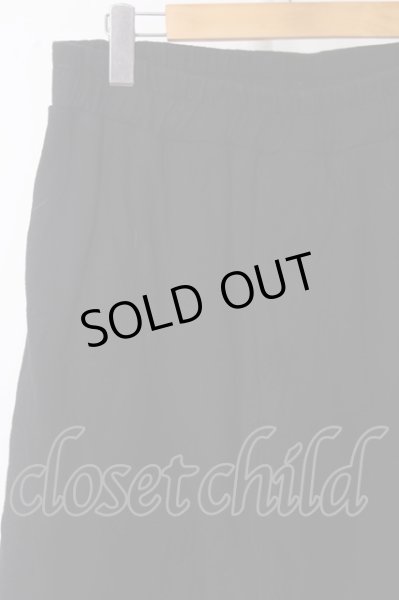 画像2: NILoS パンツ.TWISTED CROTCH EASY PANTS /ブラック/3 O-22-06-09-040-ET-pa-YM-ZT023 (2)