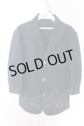 【SALE】GOSTAR DE FUGA ジャケット.ストレッチシアサッカーイタリアンカラー7分袖 /ネイビー/46 O-22-06-13-076-GO-ja-YM-ZT385