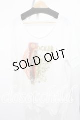 【WINTERセール】Roen Tシャツ.maria big /ホワイト/L O-22-06-15-026-Ro-ts-YM-ZT336