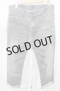 【SALE】Zero by TORNADO MART パンツ.加工ストレッチクロップド /グレー/M O-22-06-22-075-Ze-pa-YM-ZT357