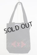 【SALE】X JAPAN バッグ.X JAPAN刺繍 /ブラック×レッド/- T-22-06-24-023-XJ-za-KN-ZT309