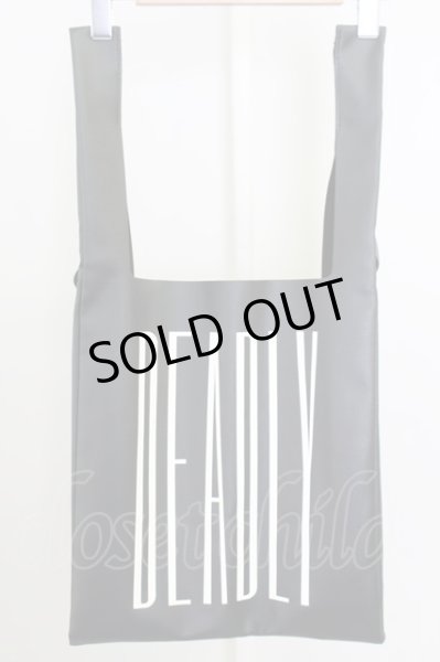 画像2: Deadly Claris バッグ.レザープリント /ブラック/- T-22-06-24-029-DE-za-KN-ZT-MK001 (2)