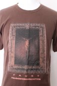 画像2: 【SALE】FAUST（清春） Tシャツ.Jesus BIG /ブラウン/L O-22-06-26-003-FA-ts-YM-OS-ZT398 (2)