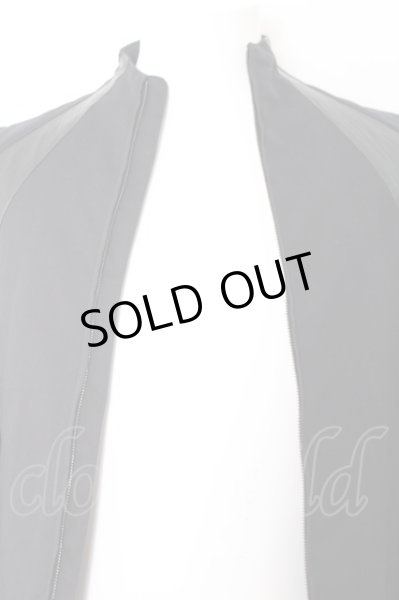 画像2: GalaabenD ジャケット.ラム切り替えボトルネックライダース /ブラック/m O-22-06-26-071-Ga-ja-YM-ZT335 (2)